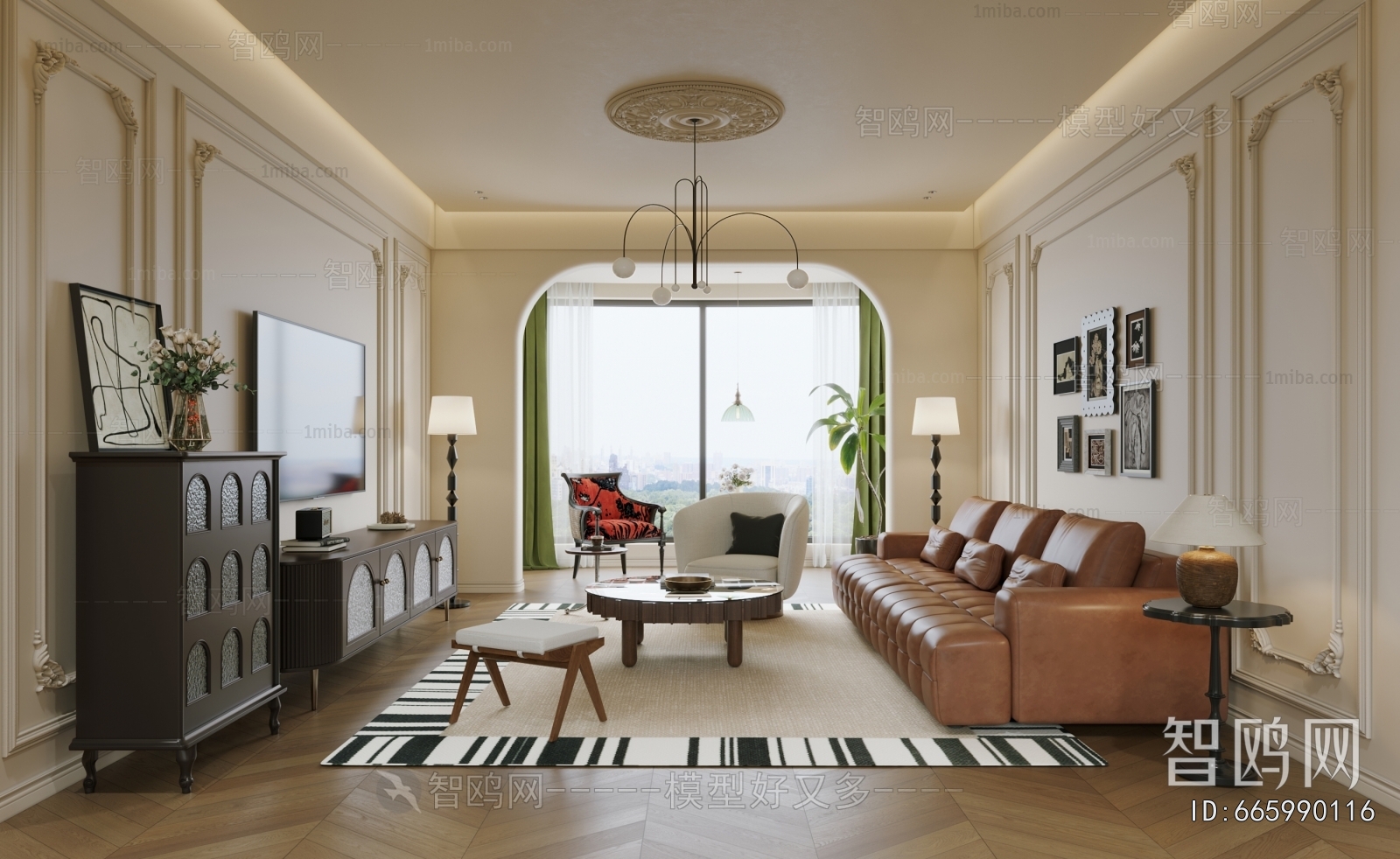 French Style A Living Room