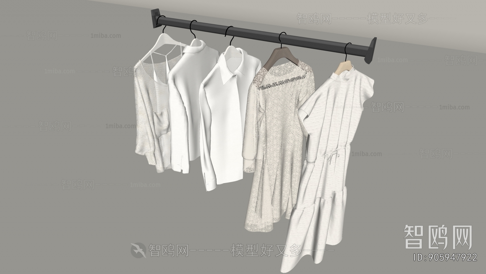 现代衣服组合