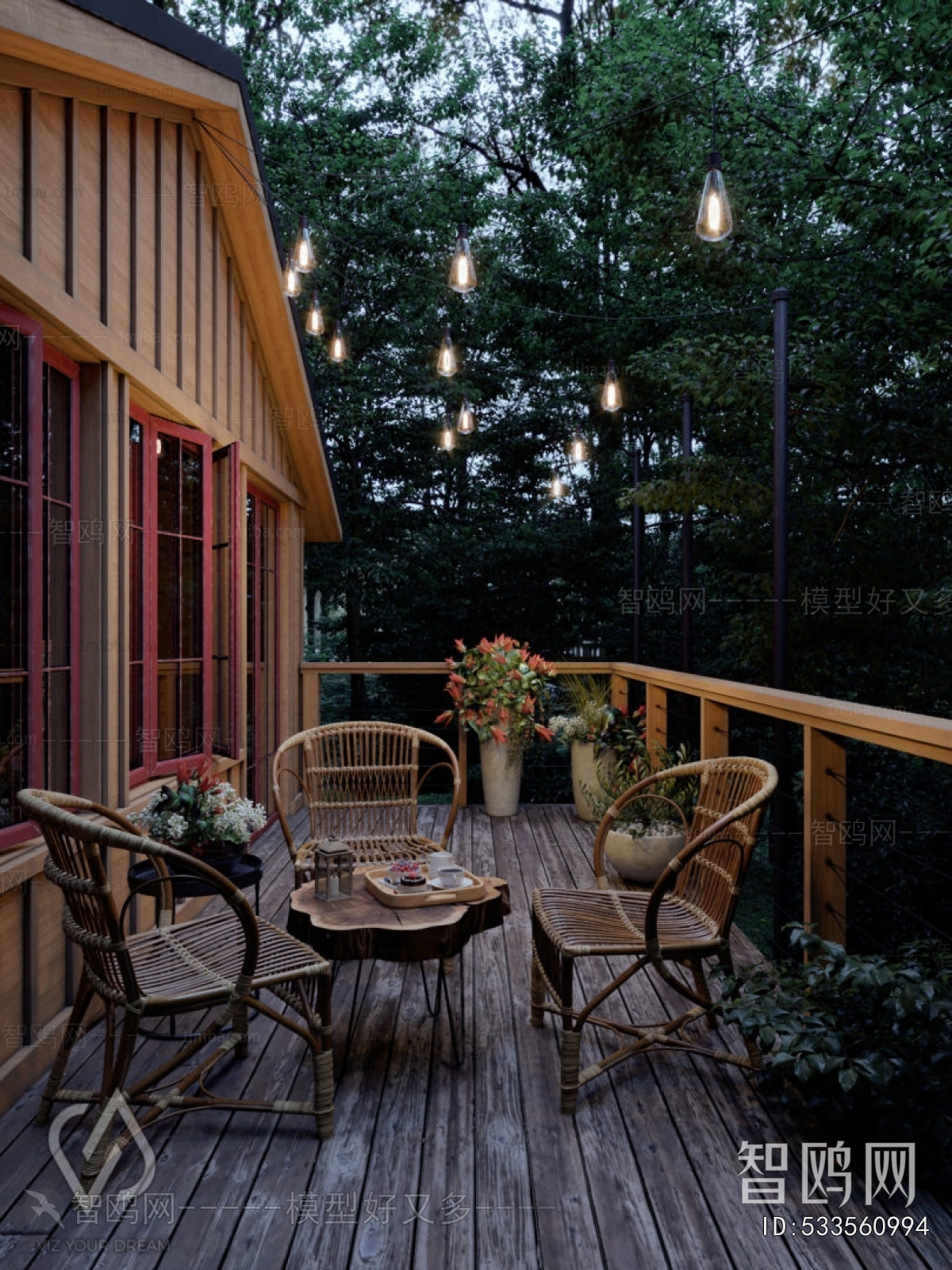 Nordic Style Balcony