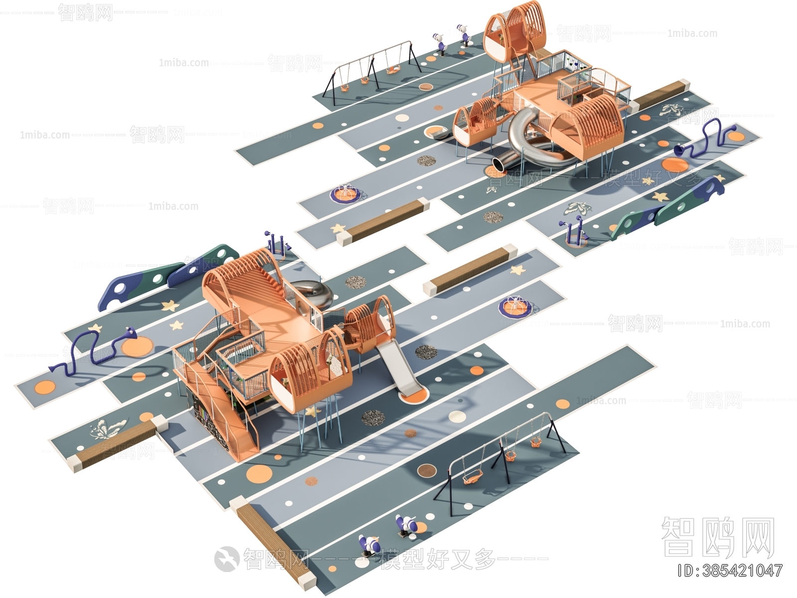 Modern Park Landscape