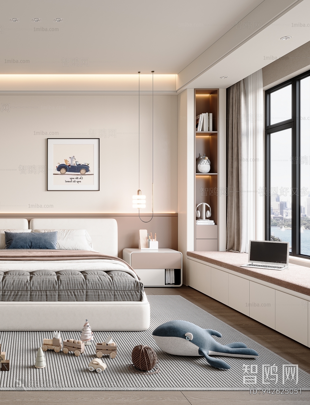 Modern Boy's Room And Son's Room