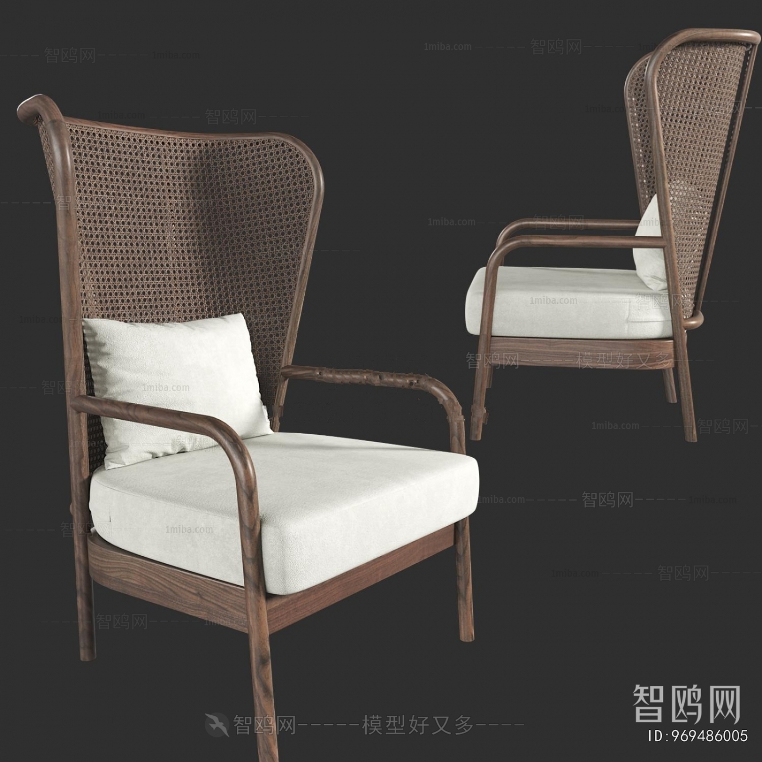 Southeast Asian Style Lounge Chair