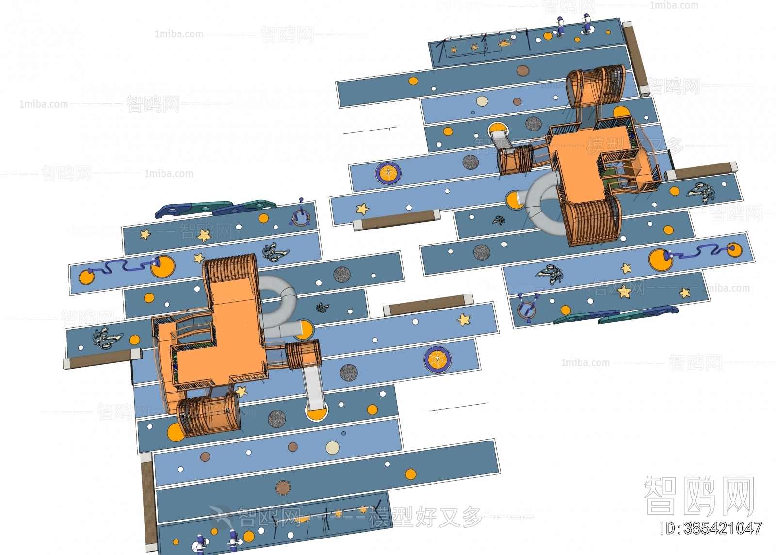 Modern Park Landscape