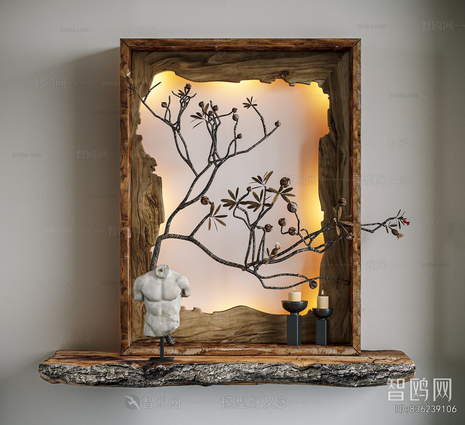 Wabi-sabi Style Wall Decoration