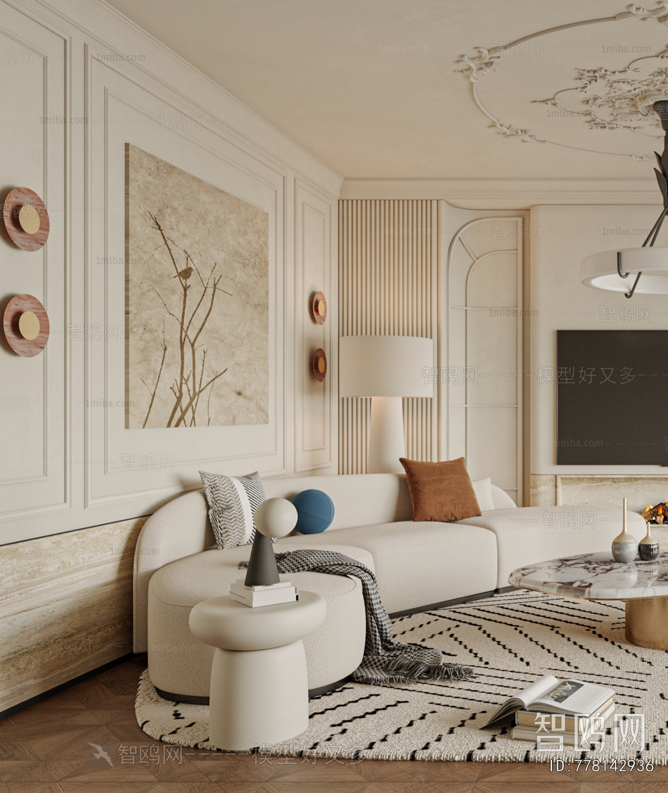 French Style A Living Room