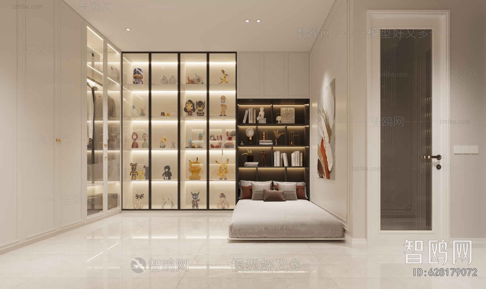 Simple European Style Study Space