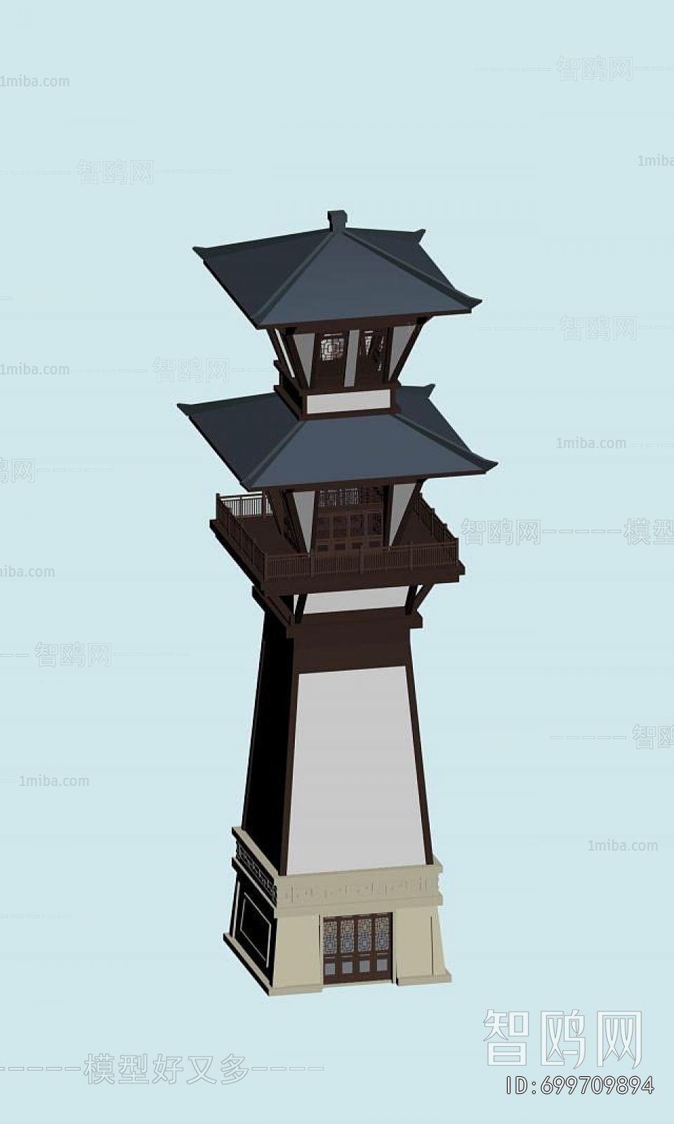 New Chinese Style Tower