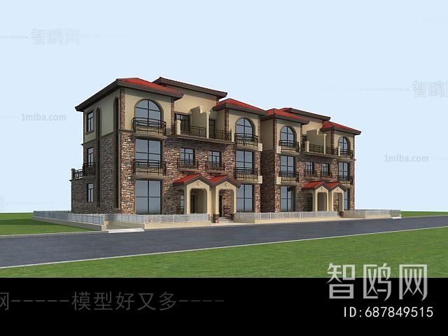 Simple European Style Townhouse