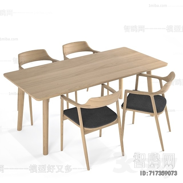 Nordic Style Dining Table And Chairs