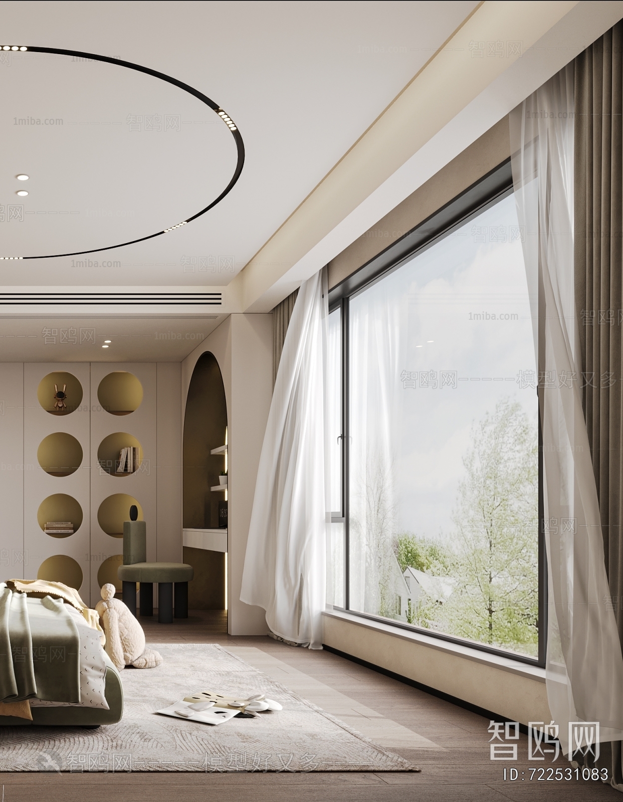 Modern Boy's Room And Son's Room