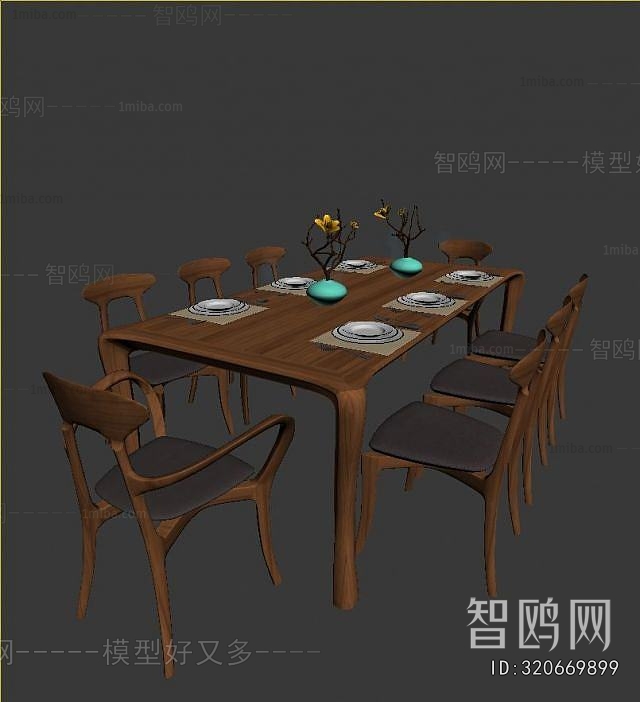 New Chinese Style Dining Table And Chairs