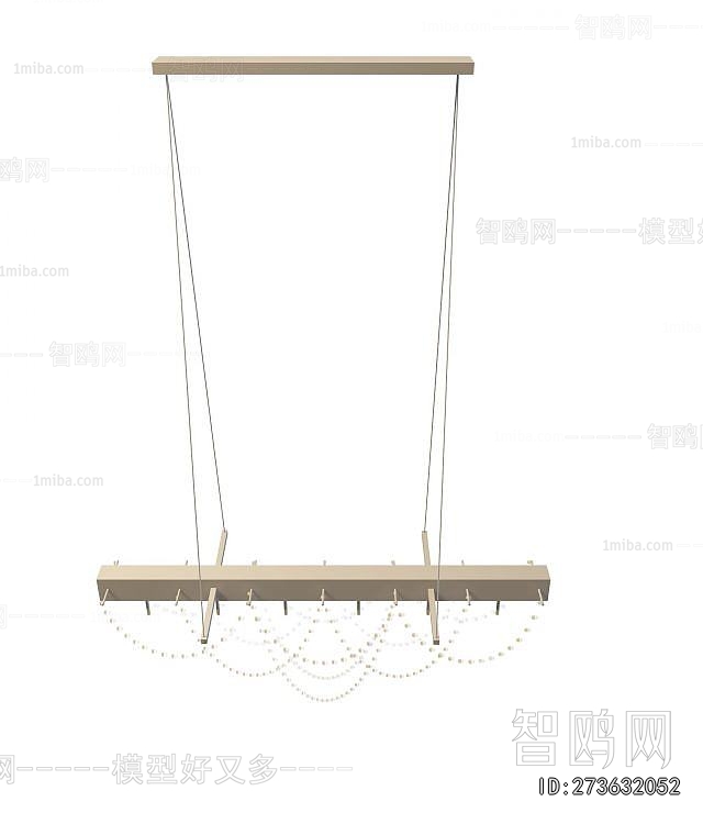 Nordic Style Long Chandelier