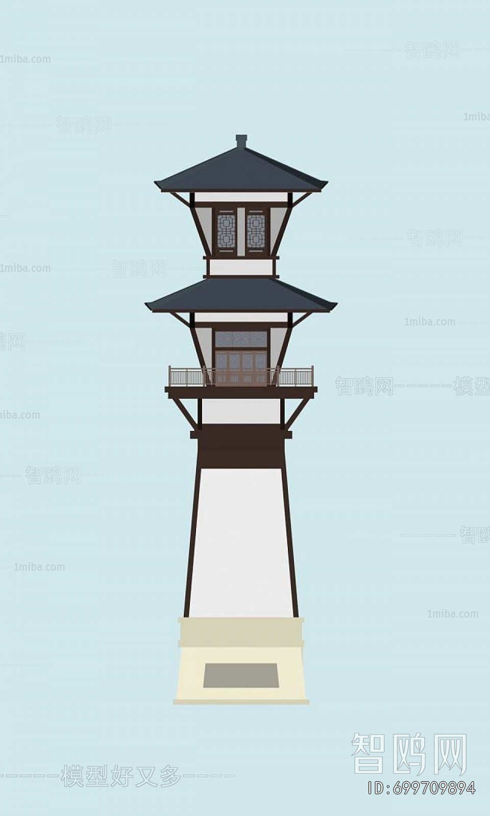 New Chinese Style Tower