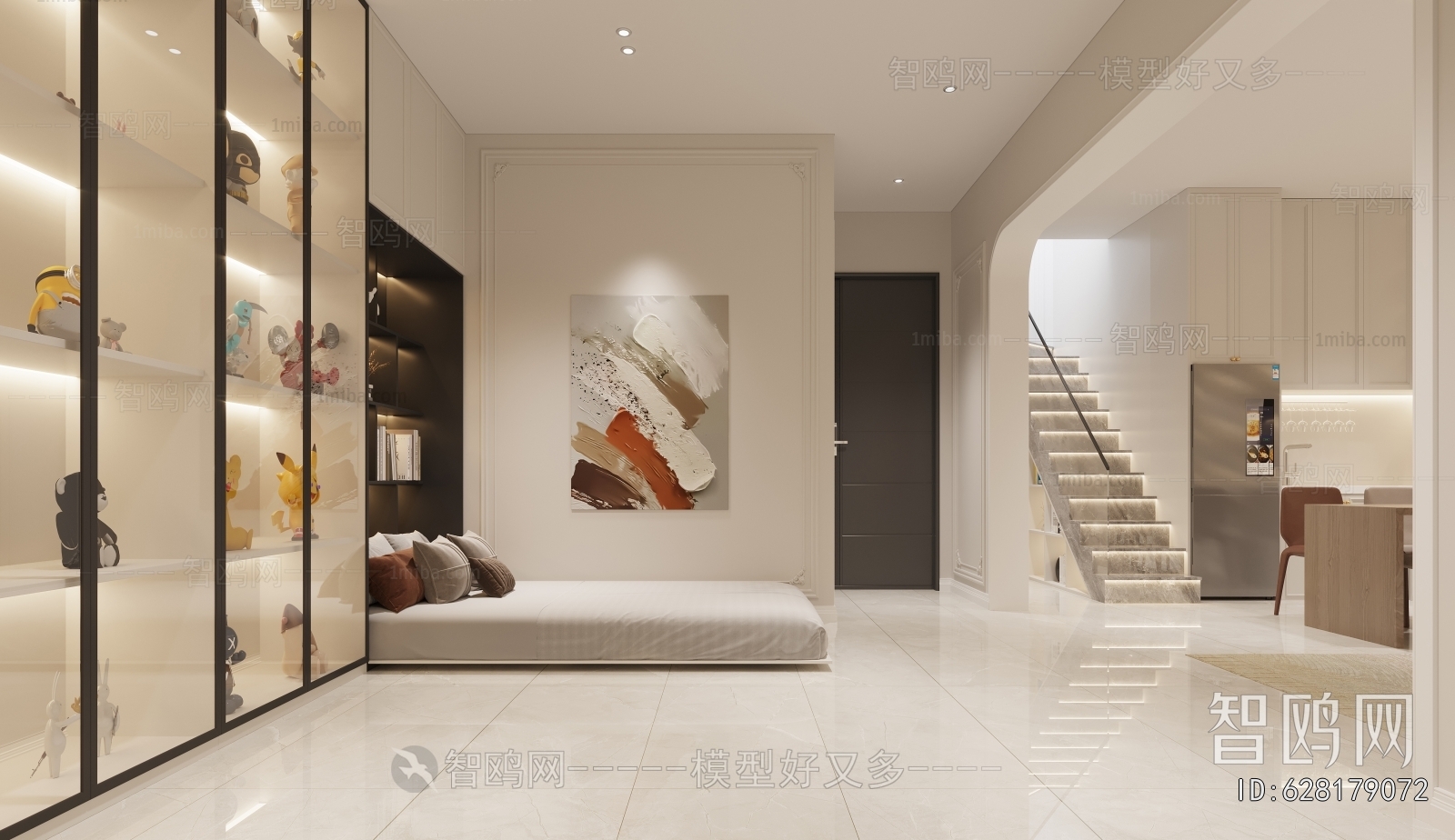 Simple European Style Study Space