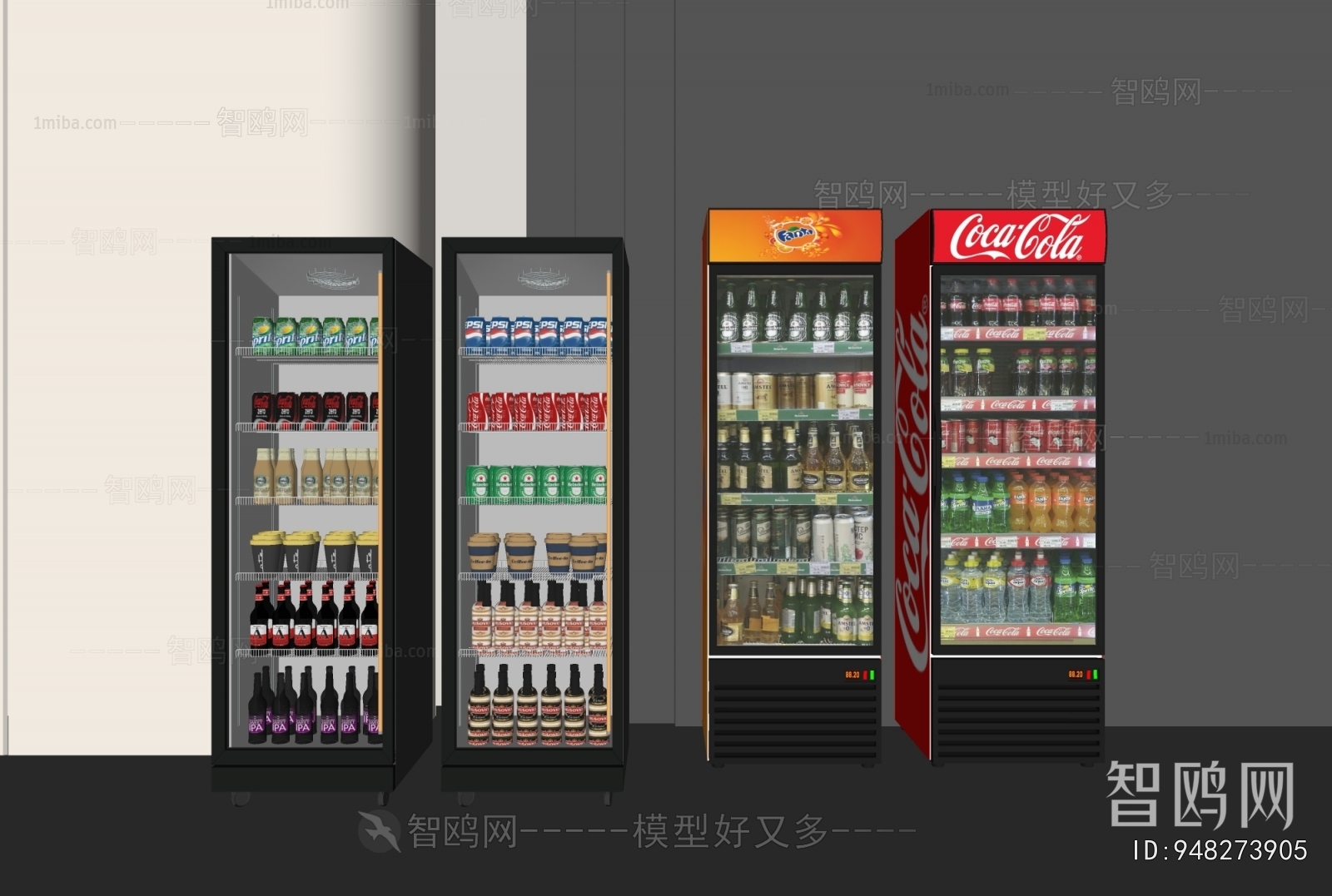 Modern Refrigerator Freezer