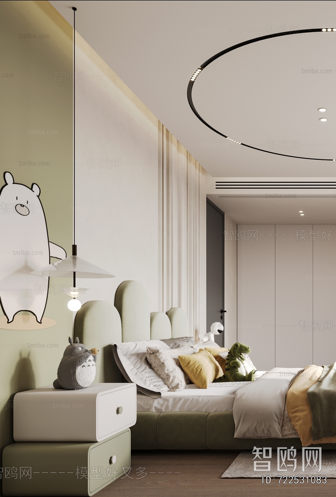 Modern Boy's Room And Son's Room