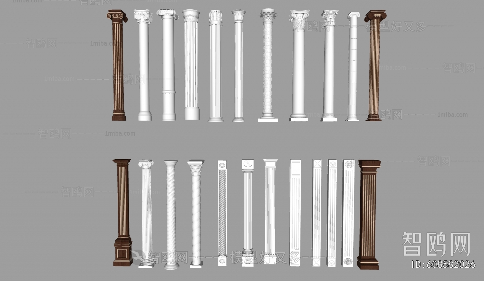 European Style Roman Pillar