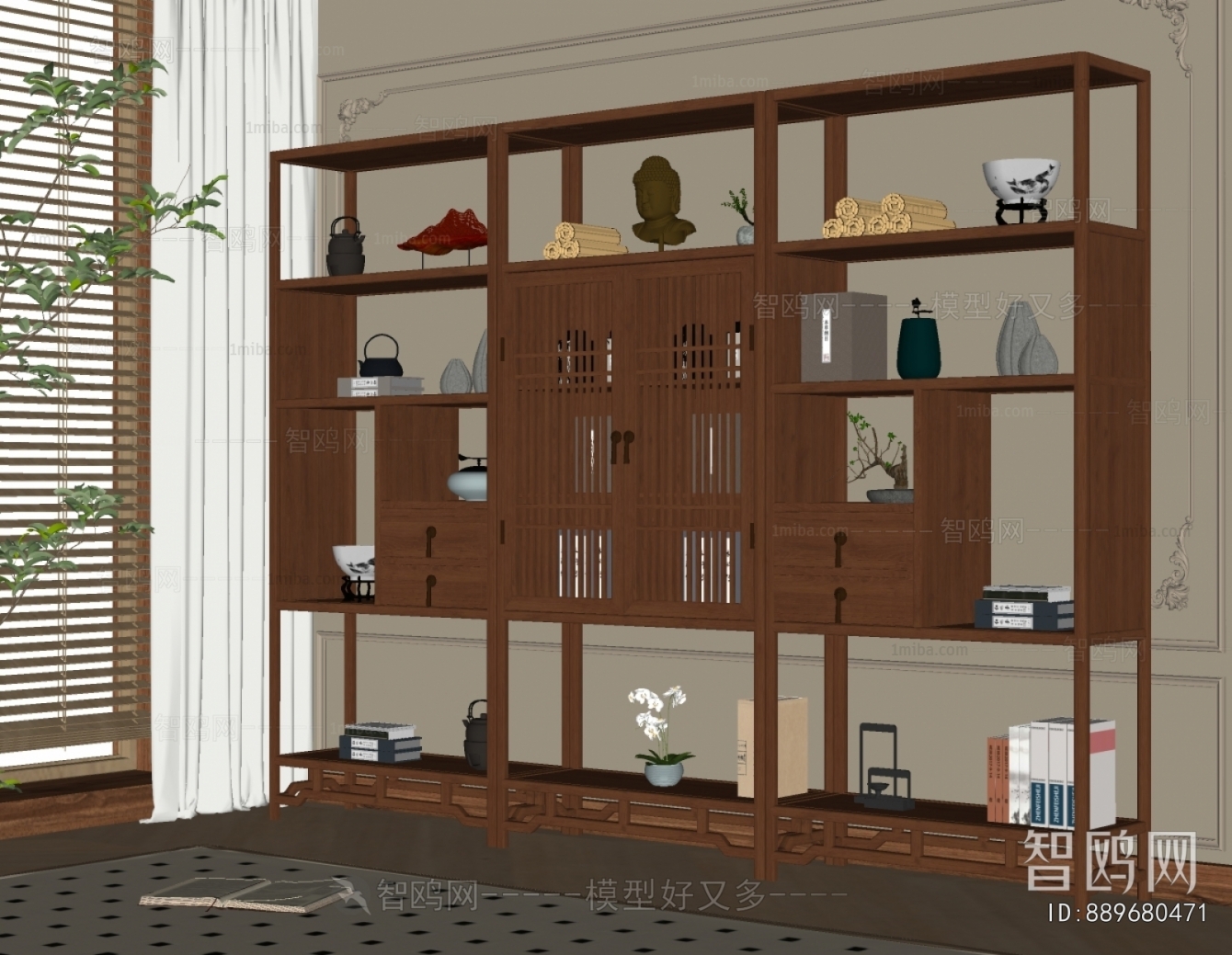 New Chinese Style Antique Rack