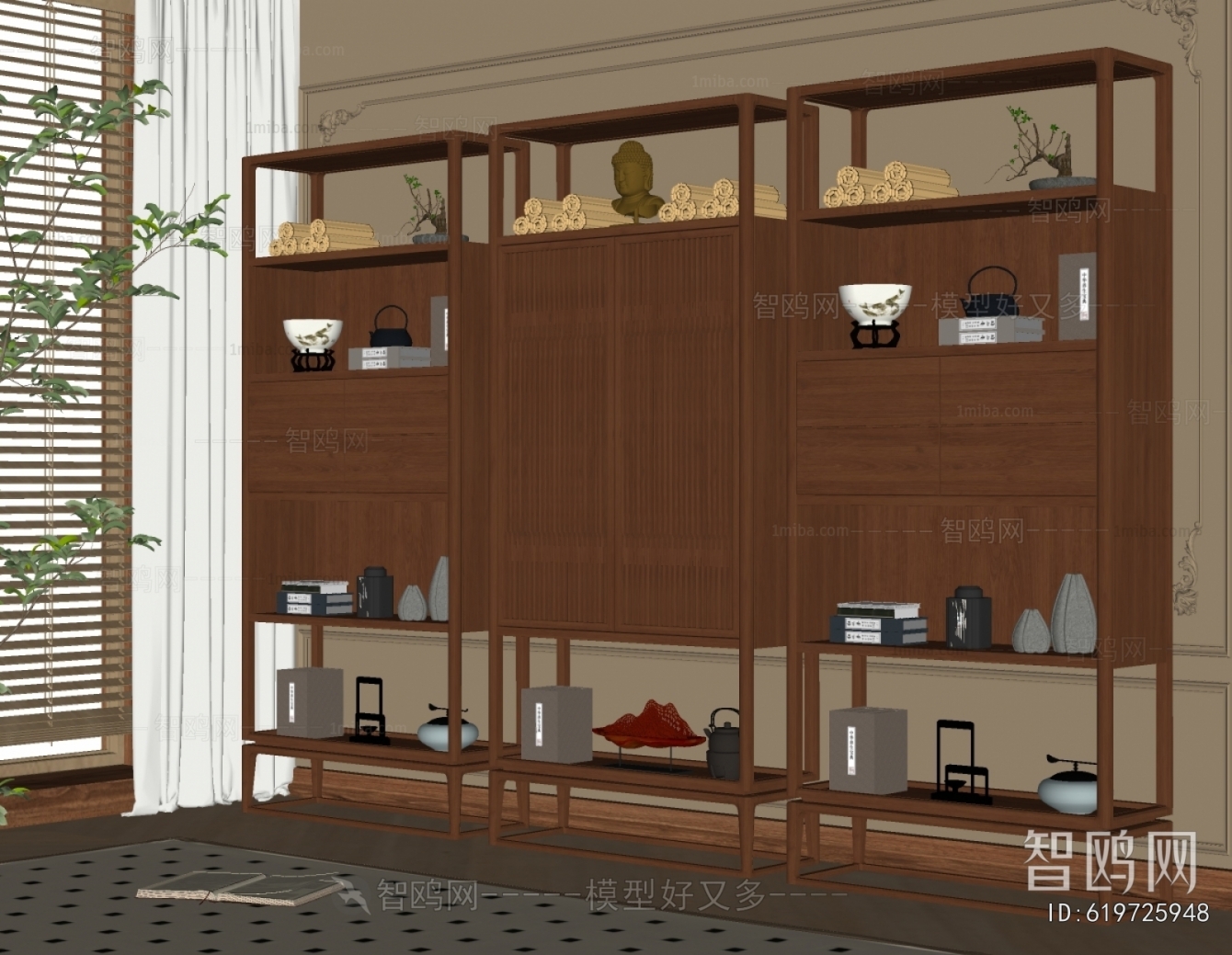 New Chinese Style Antique Rack