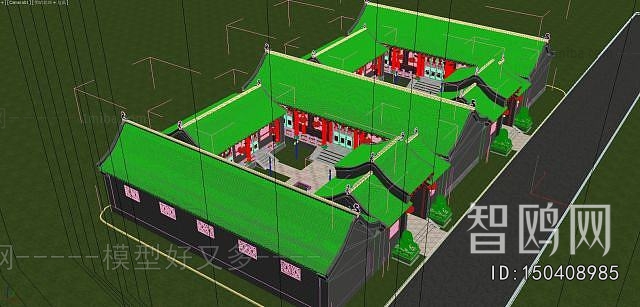 Chinese Style Ancient Architectural Buildings