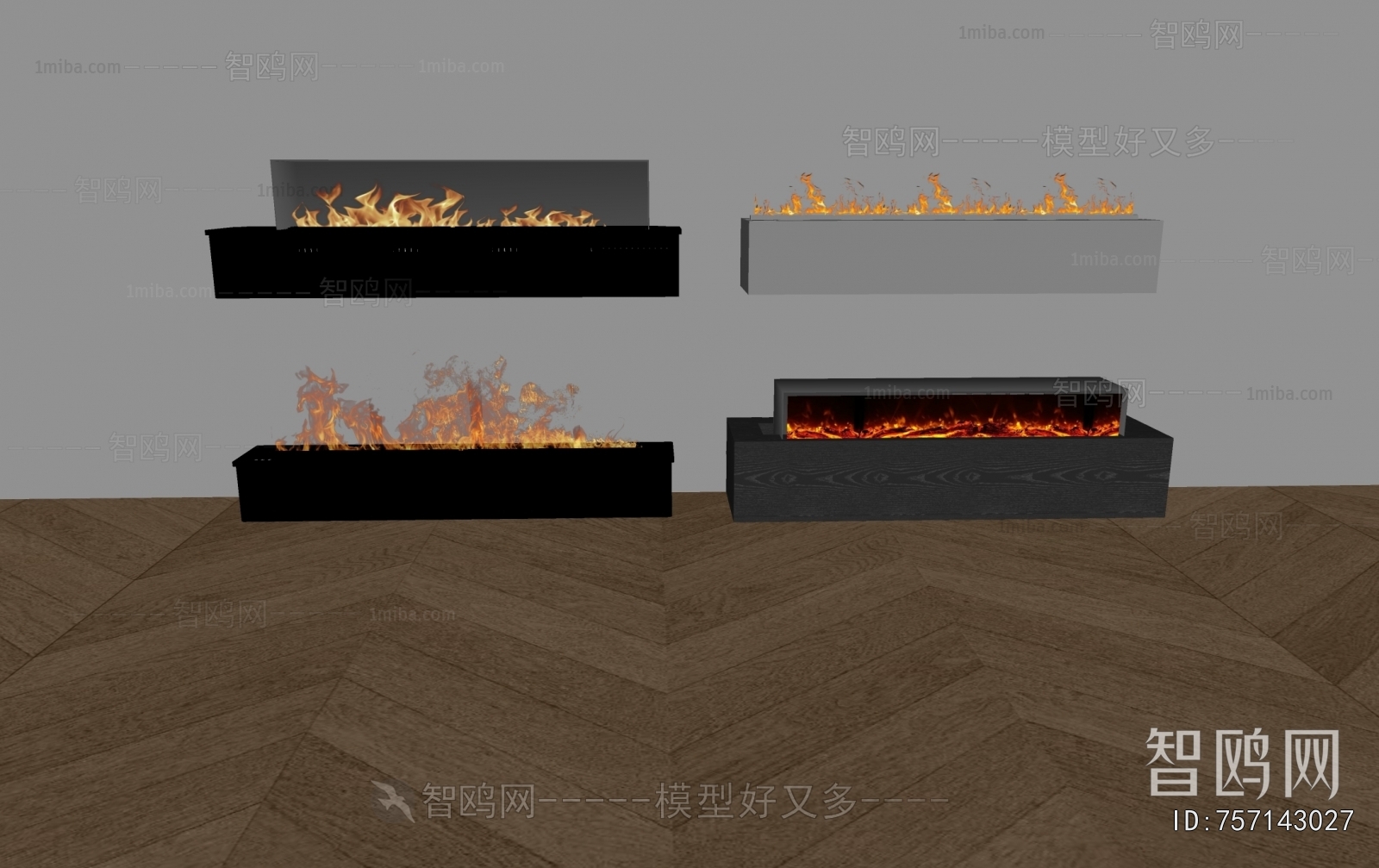 Modern Electronic Fireplace