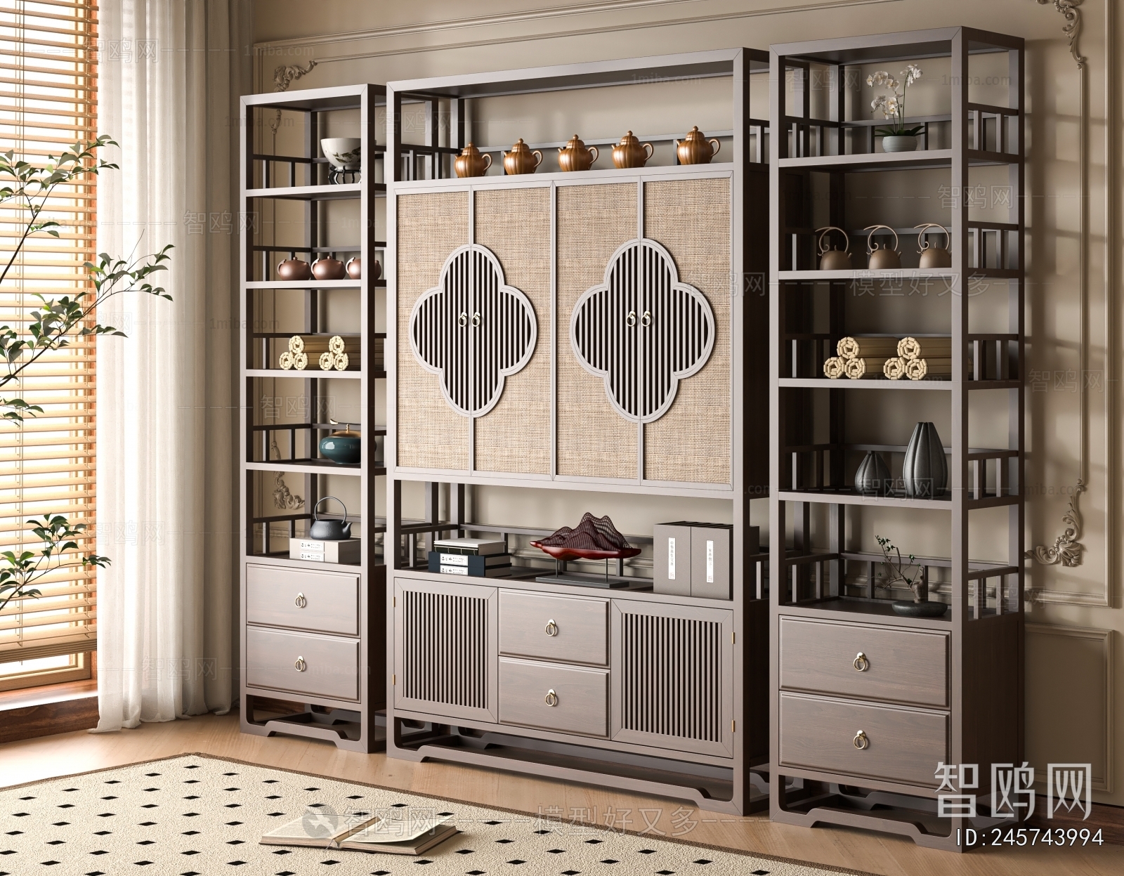 New Chinese Style Antique Rack