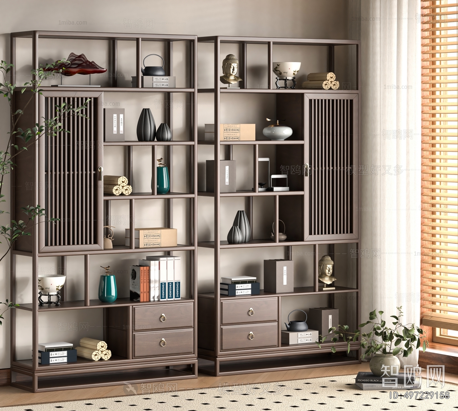 New Chinese Style Antique Rack