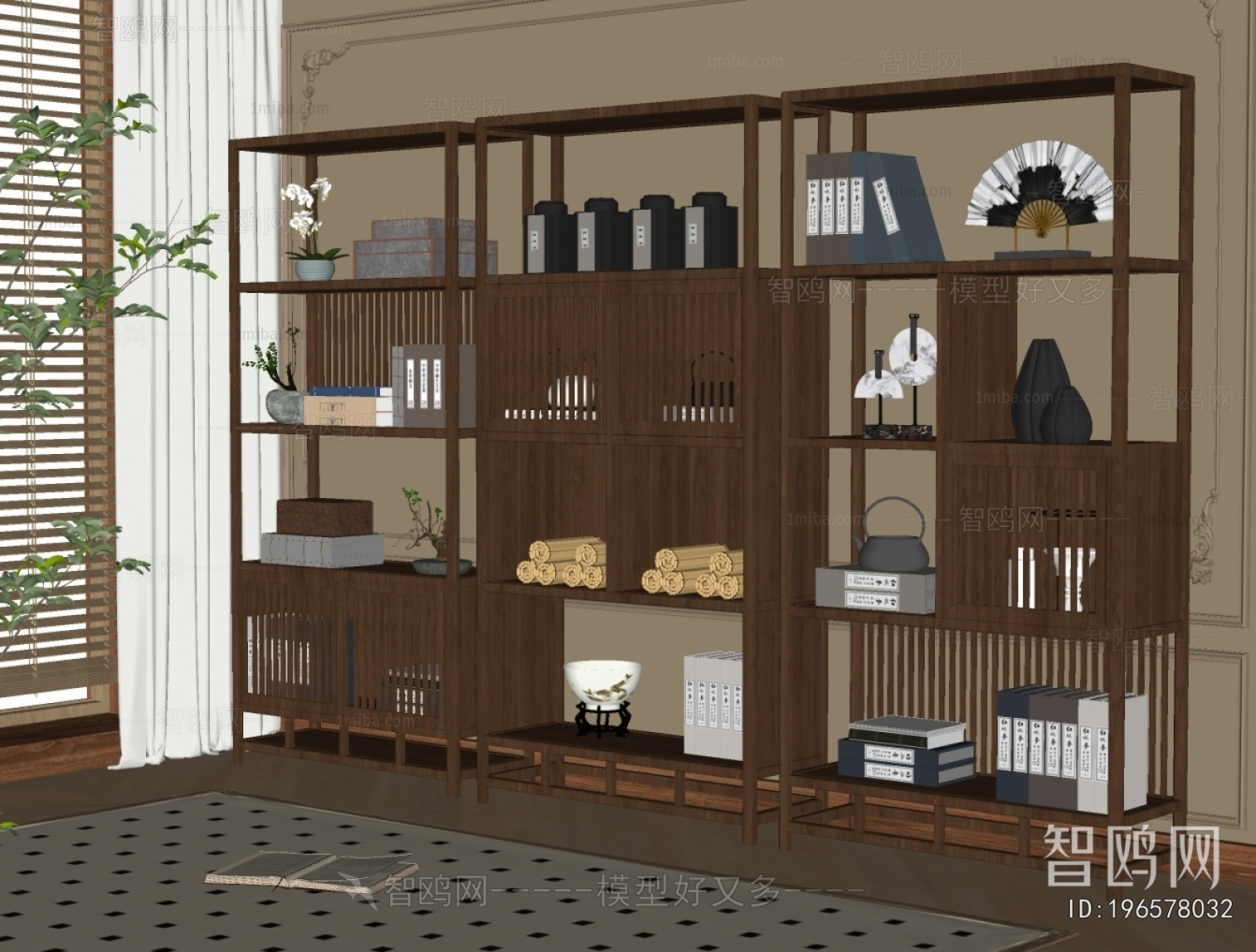 New Chinese Style Antique Rack