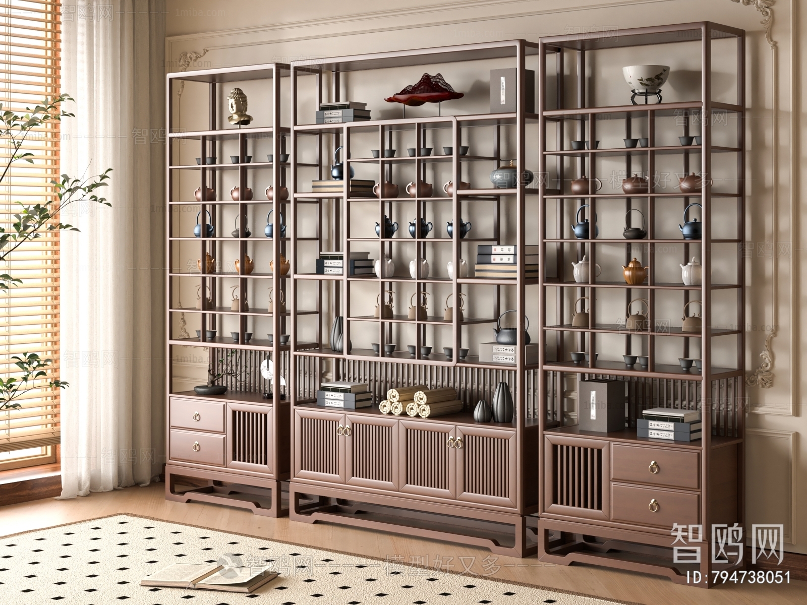 New Chinese Style Antique Rack