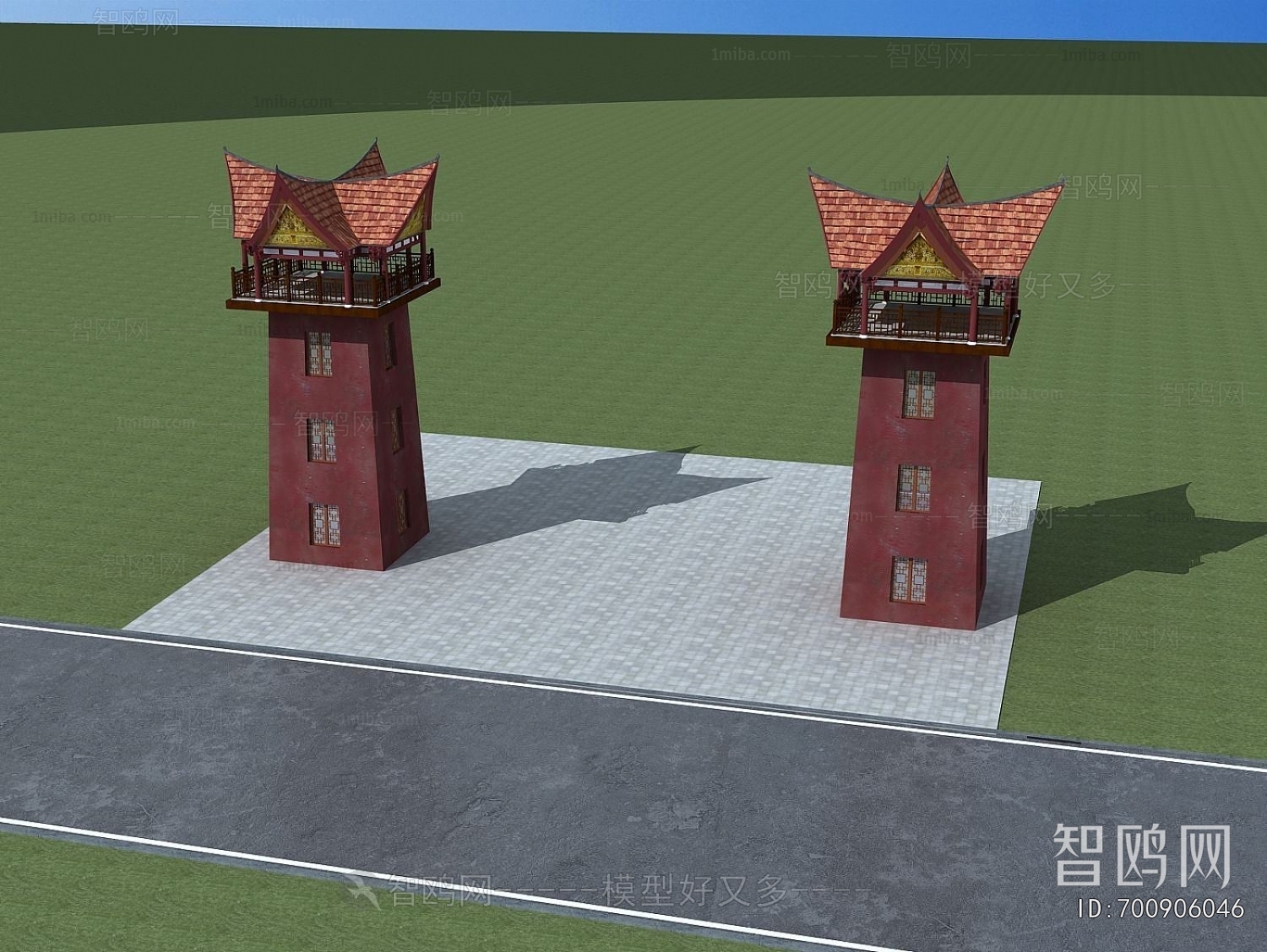 Chinese Style Tower