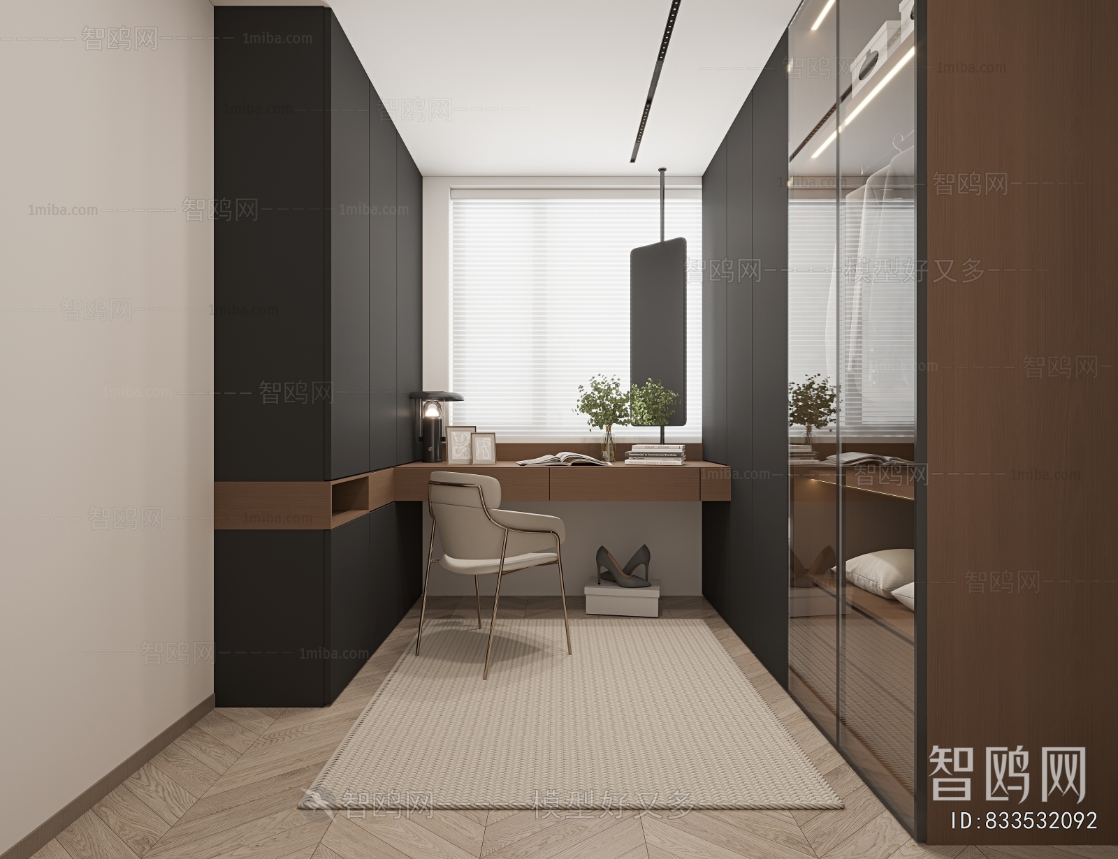 Modern Clothes Storage Area