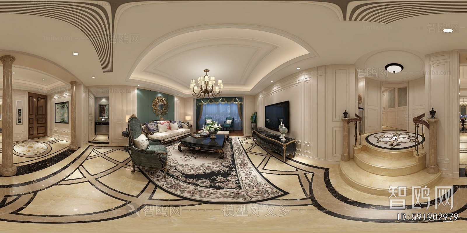 European Style A Living Room