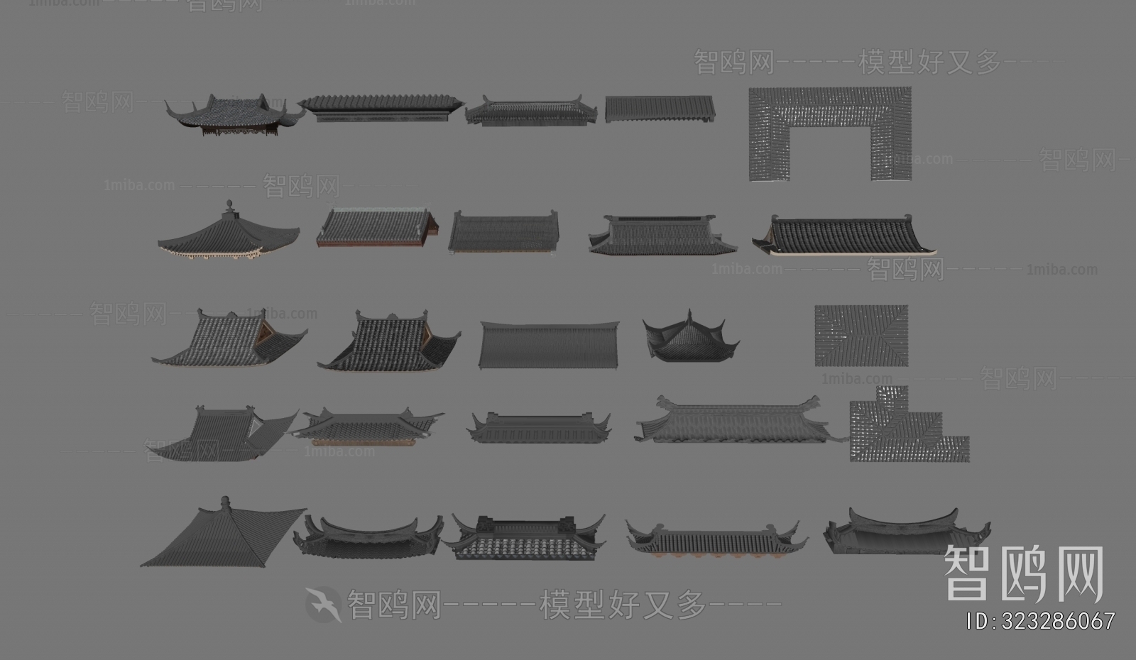 Chinese Style Building Component