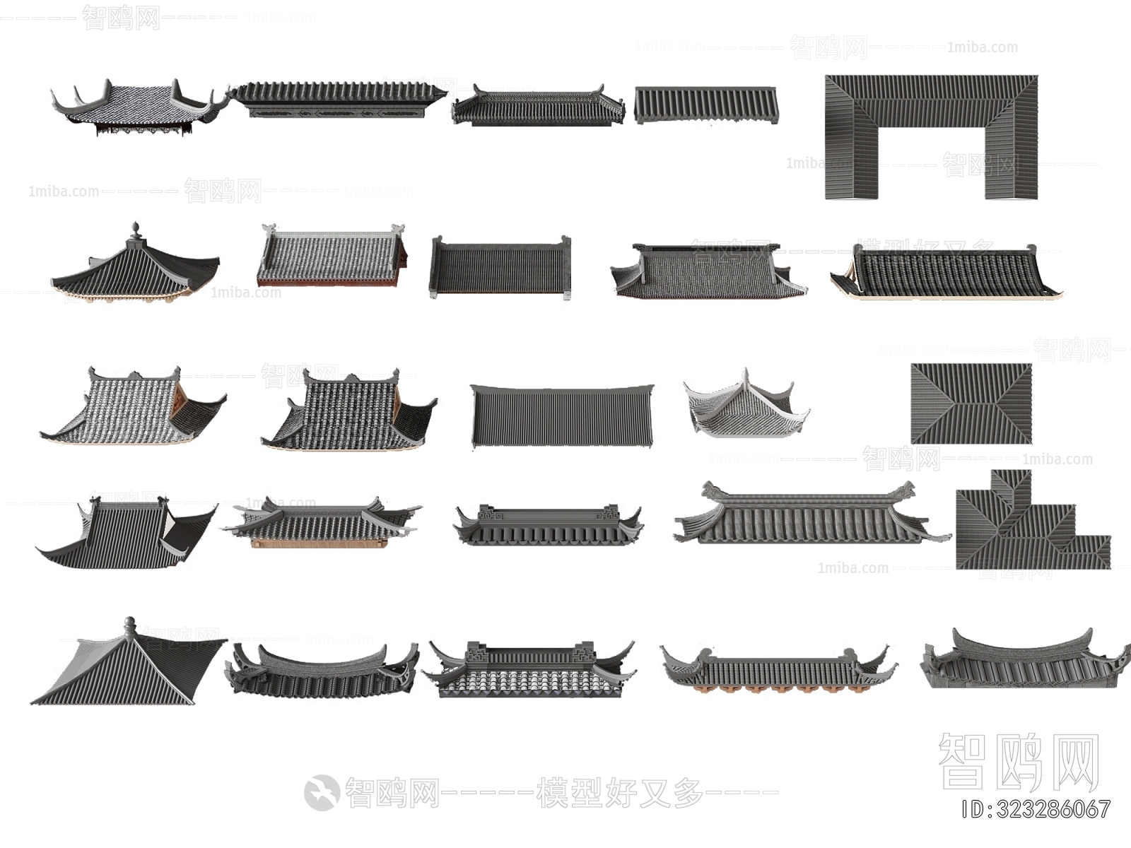 Chinese Style Building Component