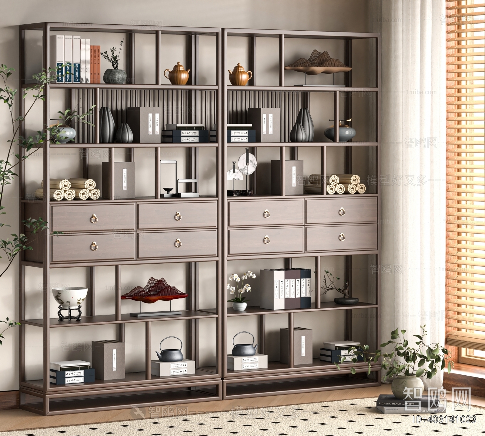 New Chinese Style Antique Rack