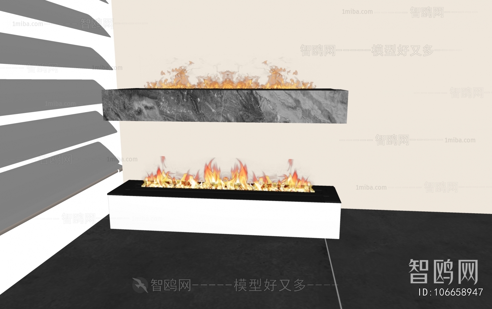 Modern Electronic Fireplace