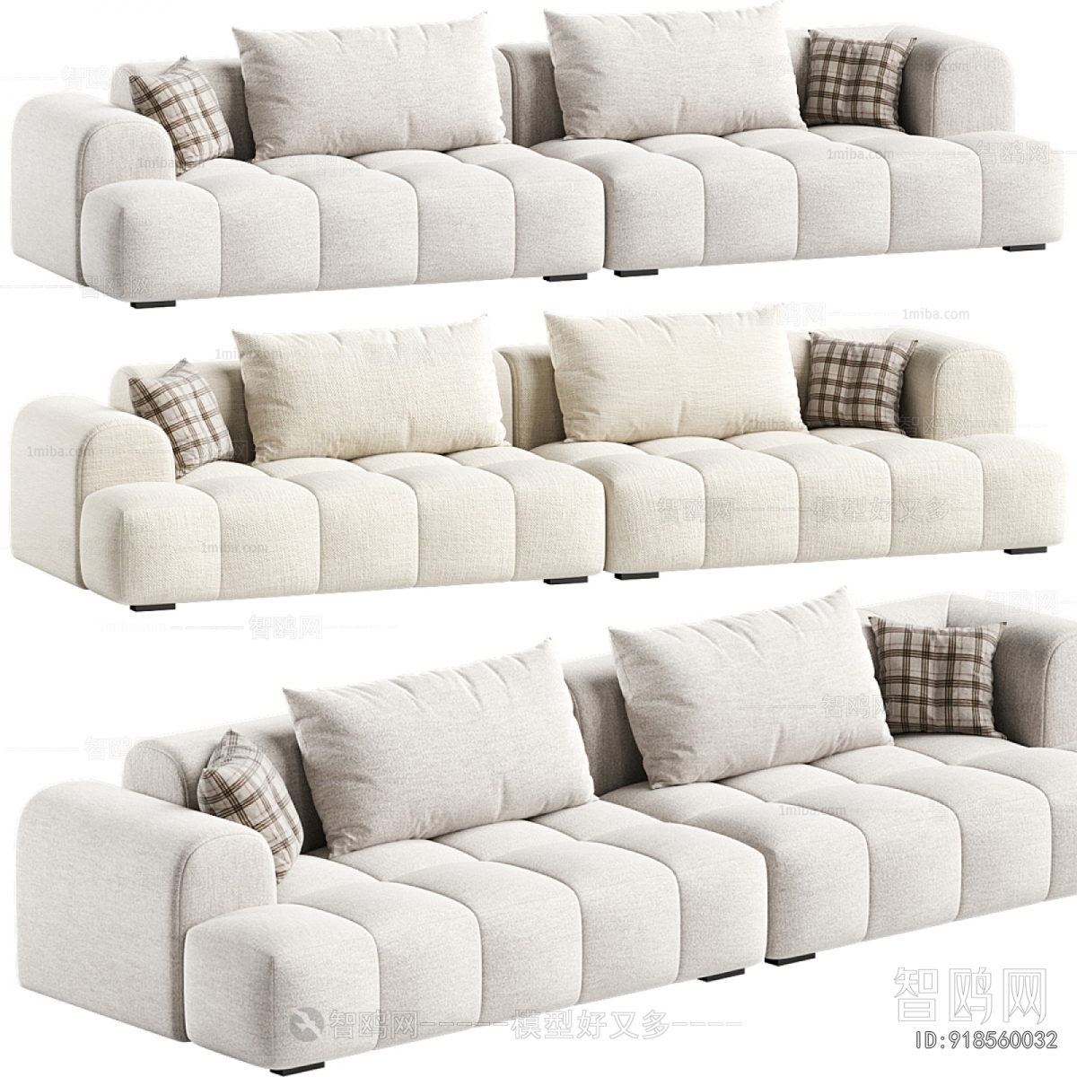Modern Multi Person Sofa