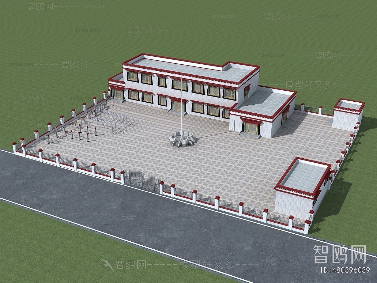 New Chinese Style Public Building