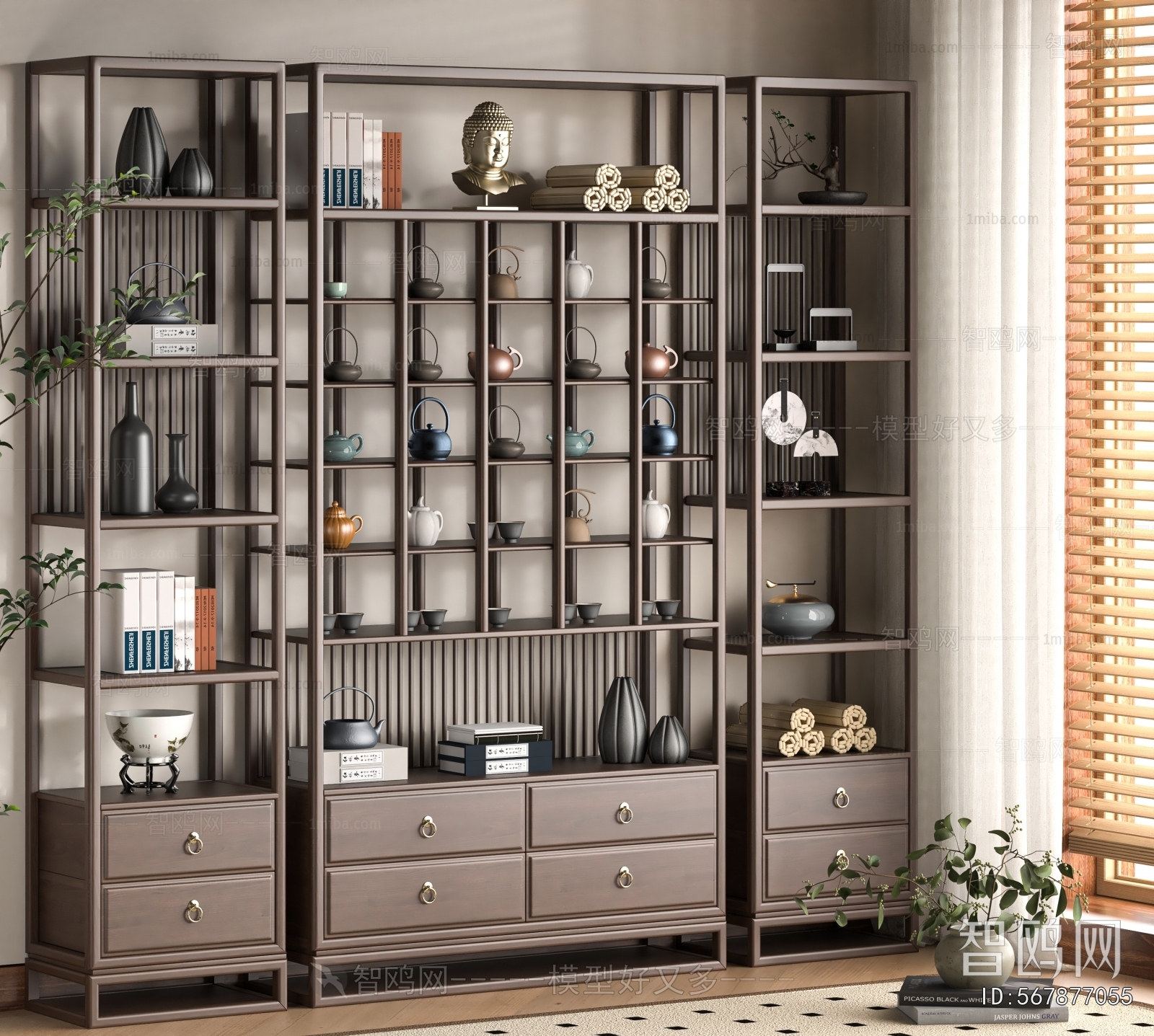 New Chinese Style Antique Rack