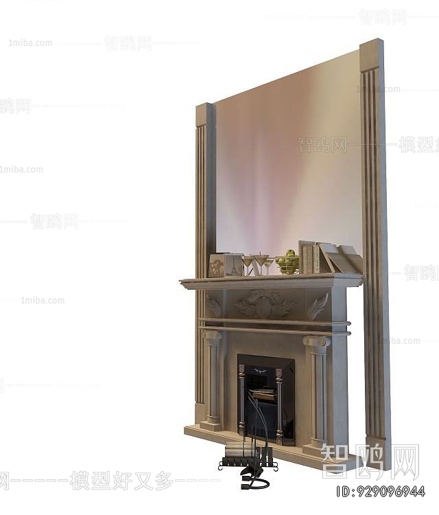 European Style Fireplace