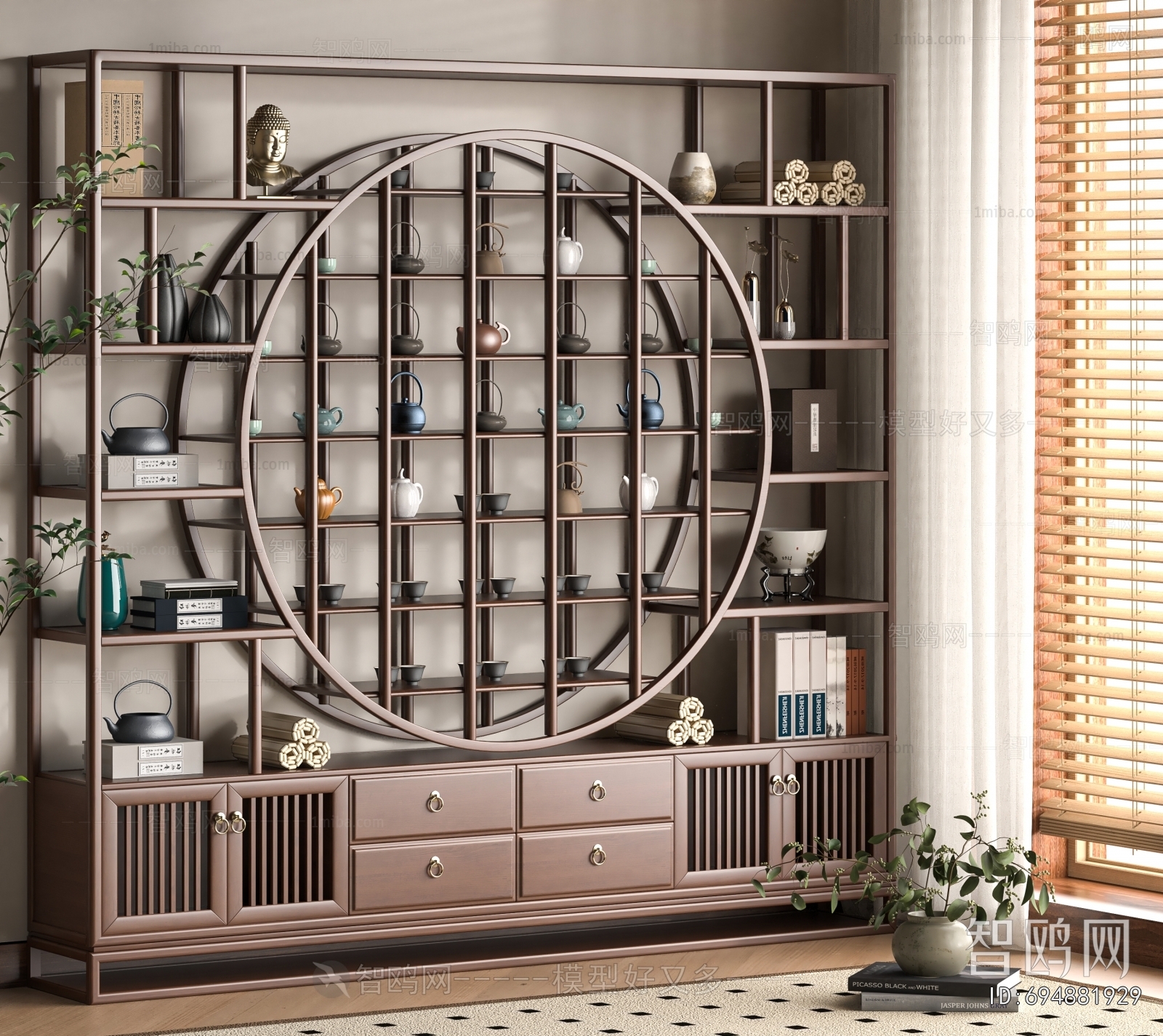 New Chinese Style Antique Rack