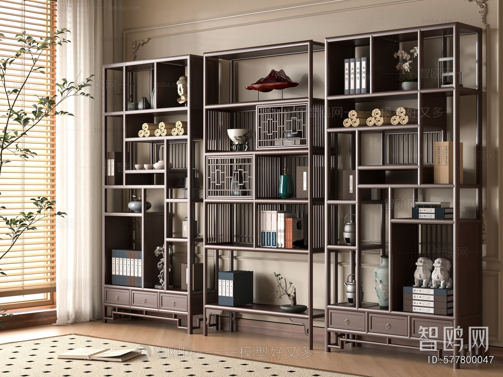 New Chinese Style Antique Rack