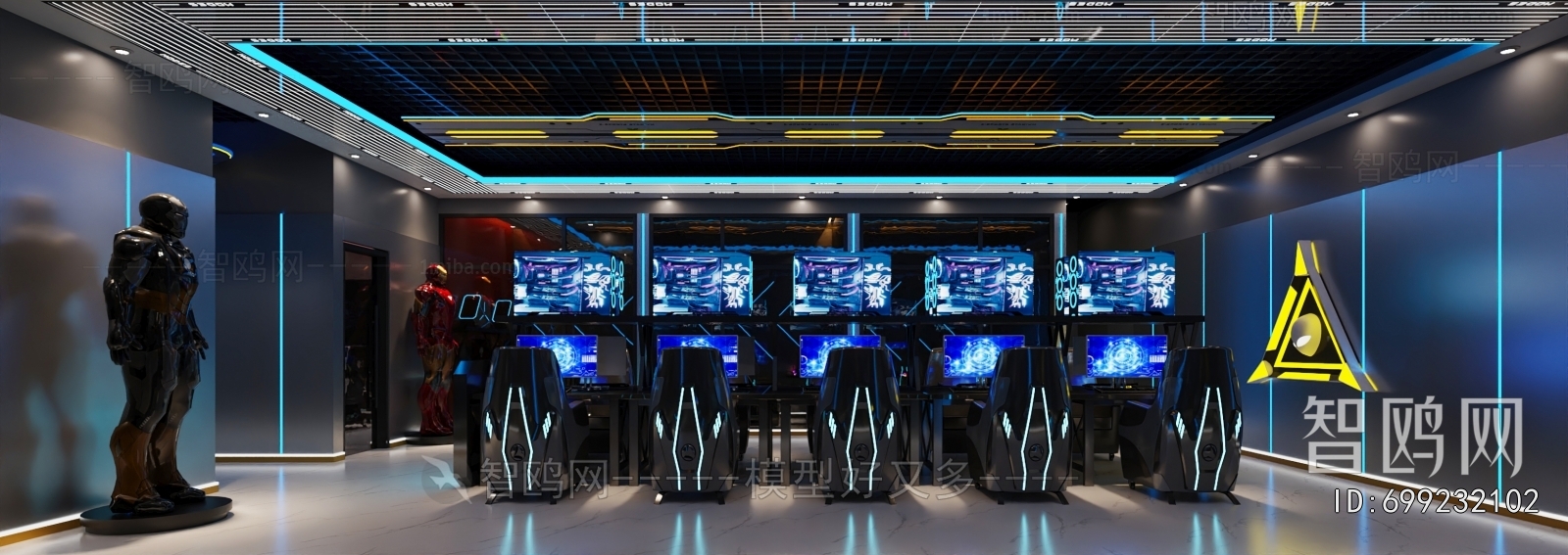 Modern Billiards Room