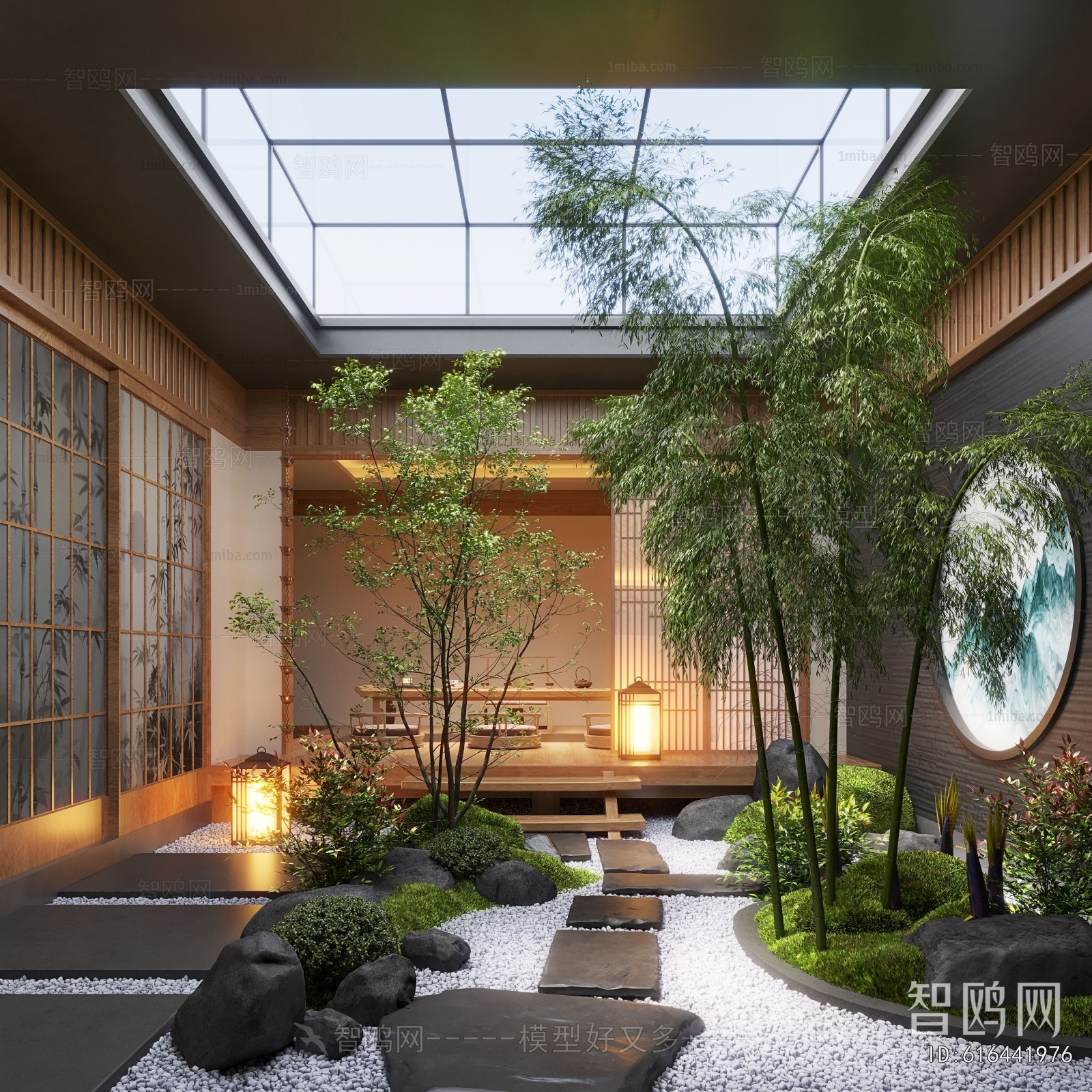 New Chinese Style Courtyard/landscape
