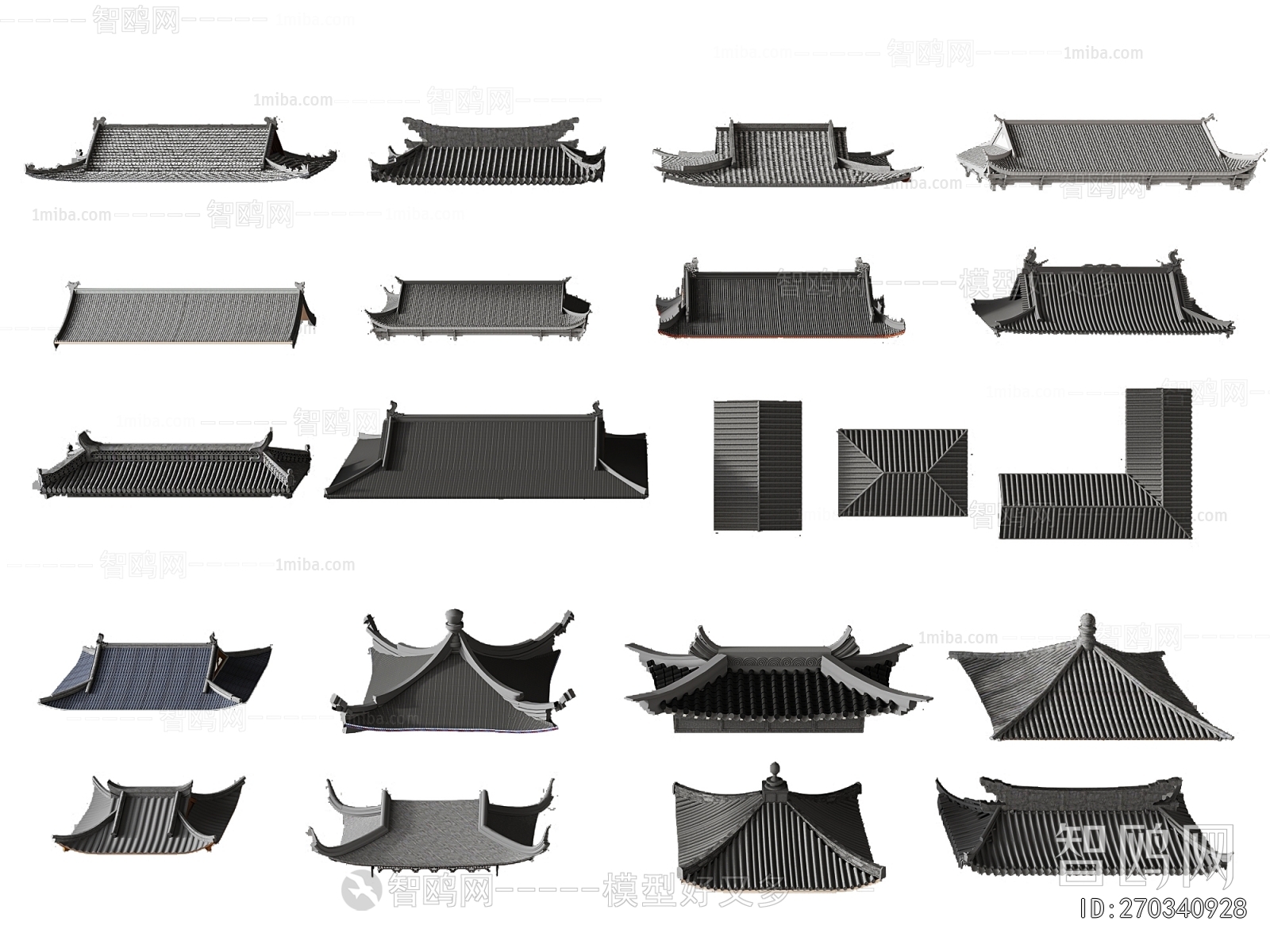 Chinese Style Building Component