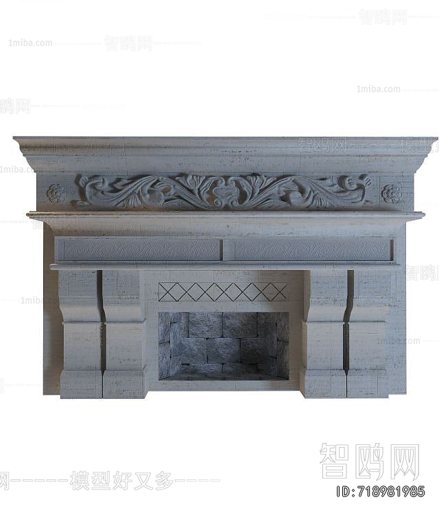 European Style Fireplace