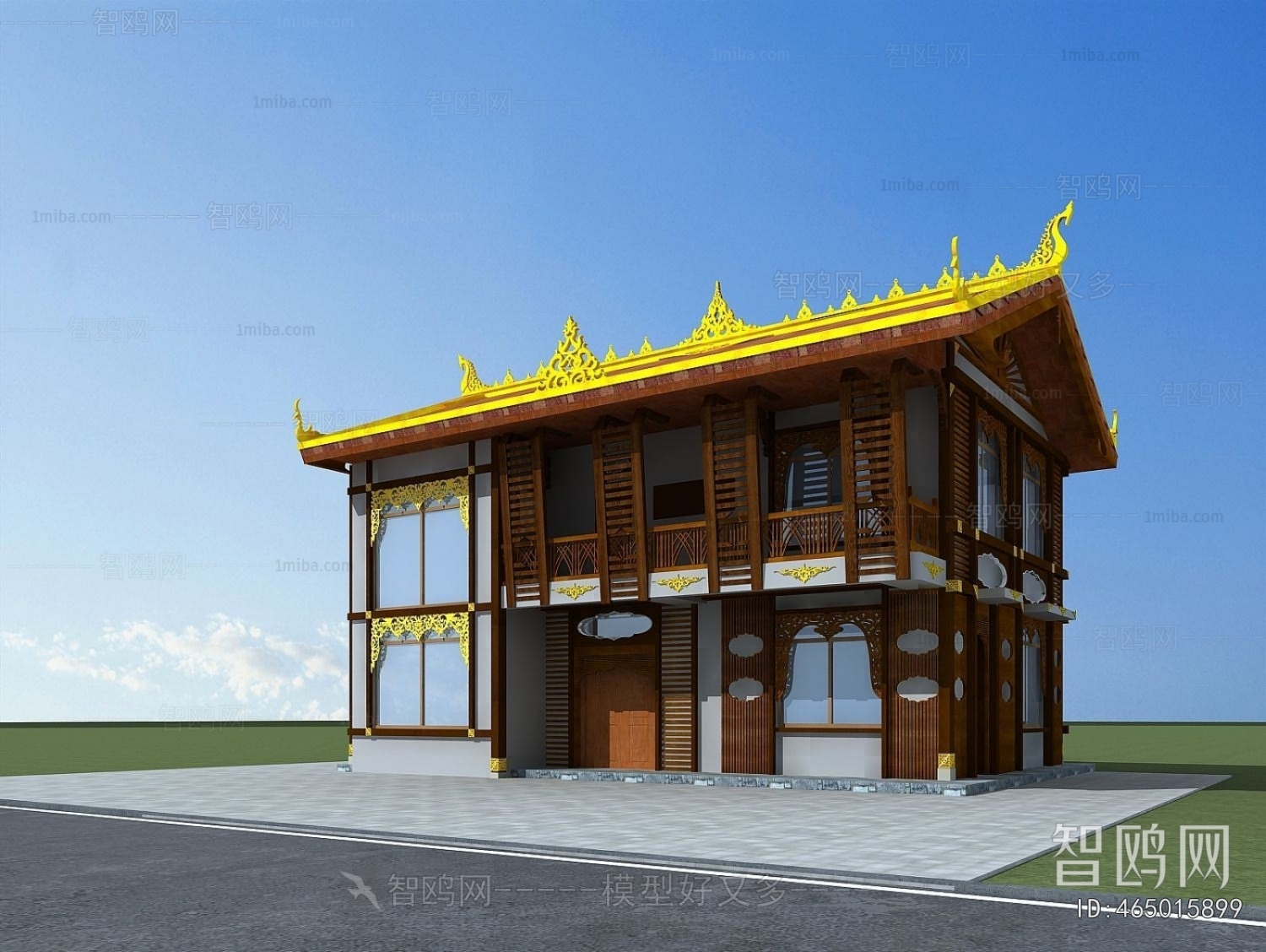 Southeast Asian Style Residential Building