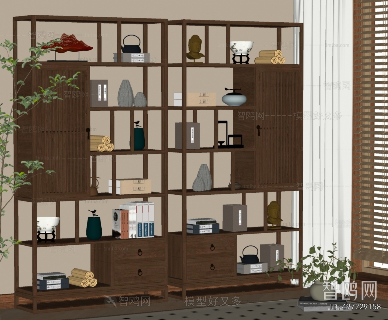 New Chinese Style Antique Rack