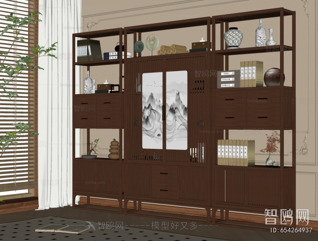 New Chinese Style Antique Rack