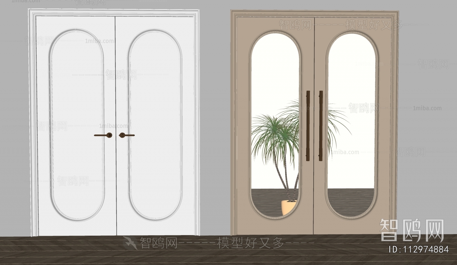 French Style Double Door
